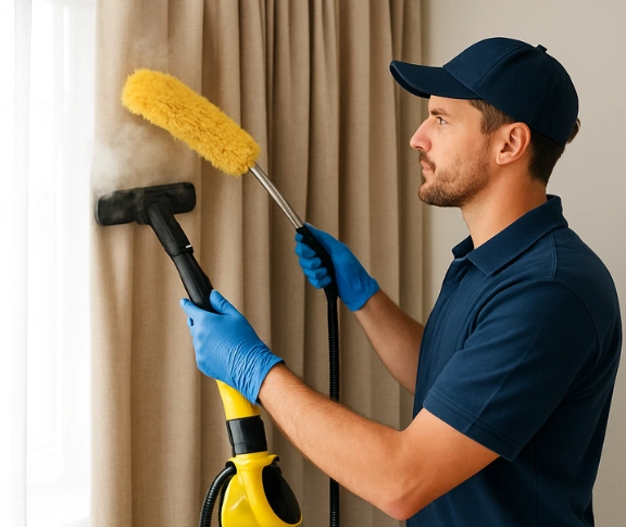 Trusted blind cleaning technician Matty Curtain Cleaning yallambie-vic QLD