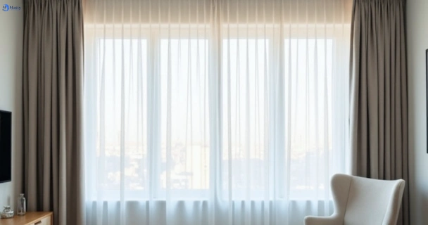 Freshly steam cleaned curtains in yallambie-vic QLD